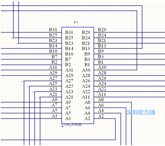 雙擊 1.SchDoc，文件可以被正常打開，下圖是其中的一部分：