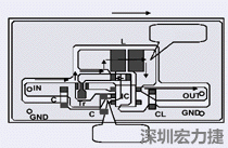 圖2：升壓電路的PCB設(shè)計示例。