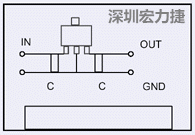 圖3：降壓電路的PCB設(shè)計示例。