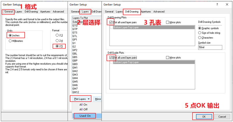 輸出Gerber部分，F(xiàn)ile下選擇 Gerber Files