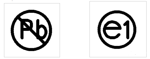 如果PCB板為無(wú)鉛制程，為了與有鉛的PCB區(qū)分開(kāi)來(lái)，通常會(huì)在板上標(biāo)注無(wú)鉛制程符號(hào)