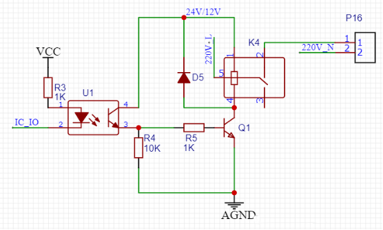 輸出電路繼電器設計參考